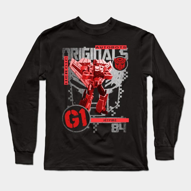 G1 Originals - Jetfire Long Sleeve T-Shirt by CRD Branding